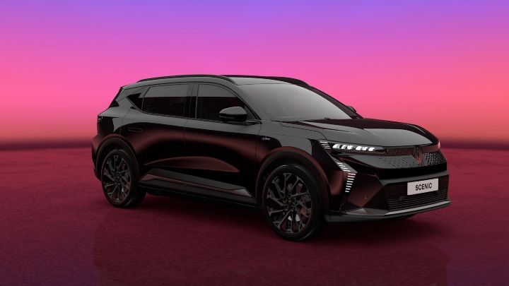 Black Renault Scenic Techno Espirit Alpine