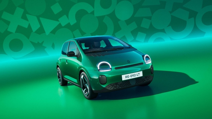 Green Renault Twingo Exterior Front Static