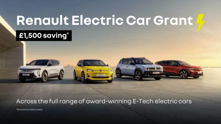 Renault Electric Car Grant Promotion Image