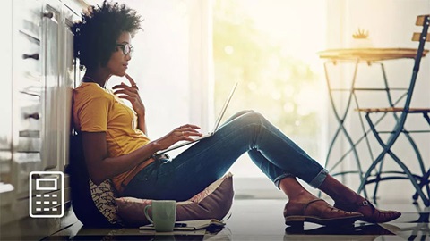 Young lady booking an appointment for her Renault online