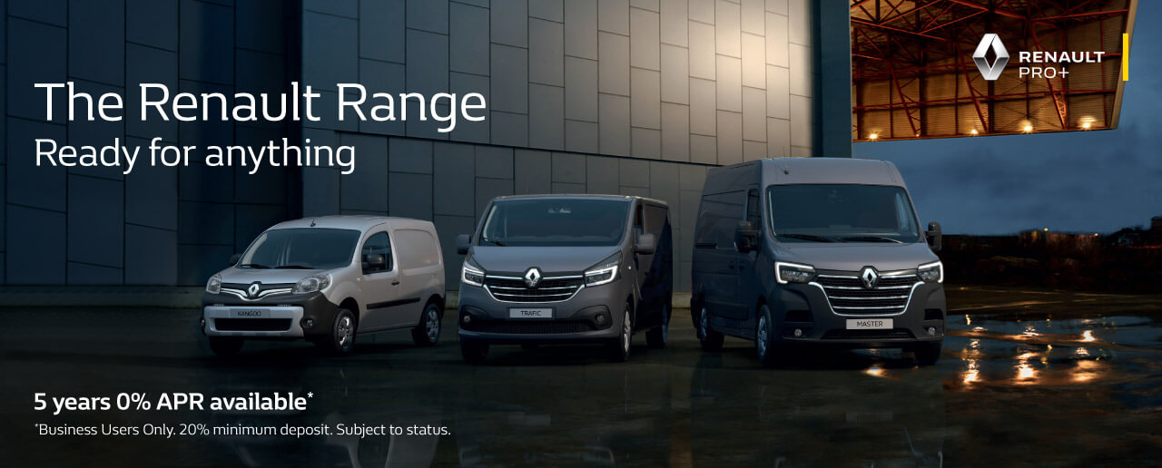 0% APR finance offer on Renault Vans