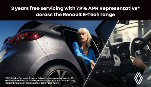 Renault 3 Years Free Servicing