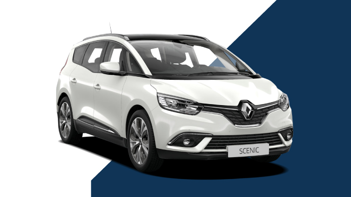white renault grand scenic
