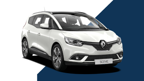white renault grand scenic