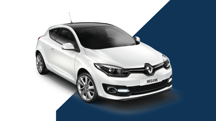 white renault megane