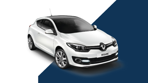 white renault megane