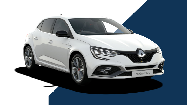 white renault megane rs