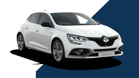 white renault megane rs