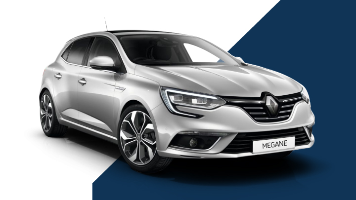 white renault megane