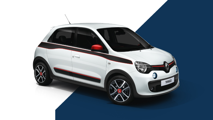 white renault twingo