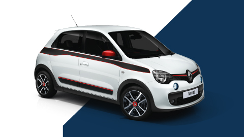 white renault twingo