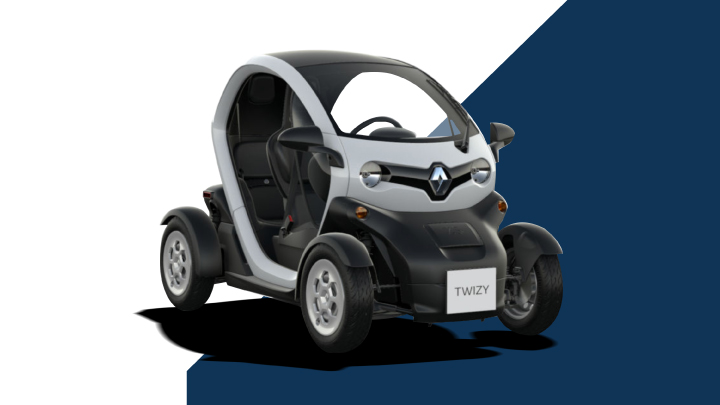 white renault twizy