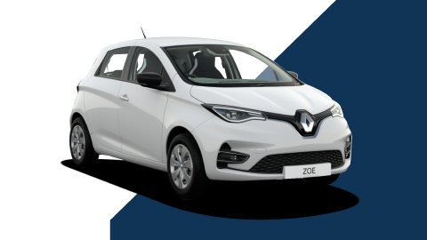 white renault zoe