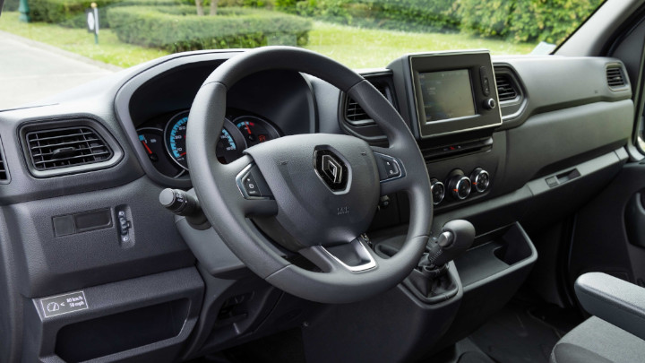 Interior of a Renault Master Van