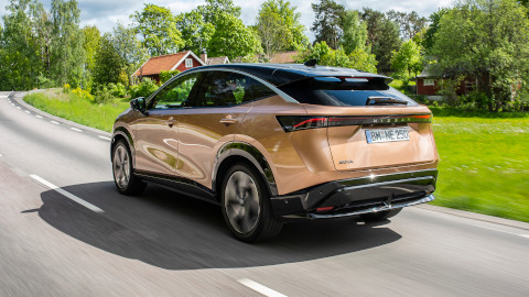 Nissan ARIYA Exterior Rear Driving