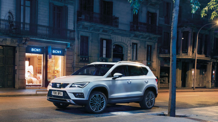 SEAT Ateca in white
