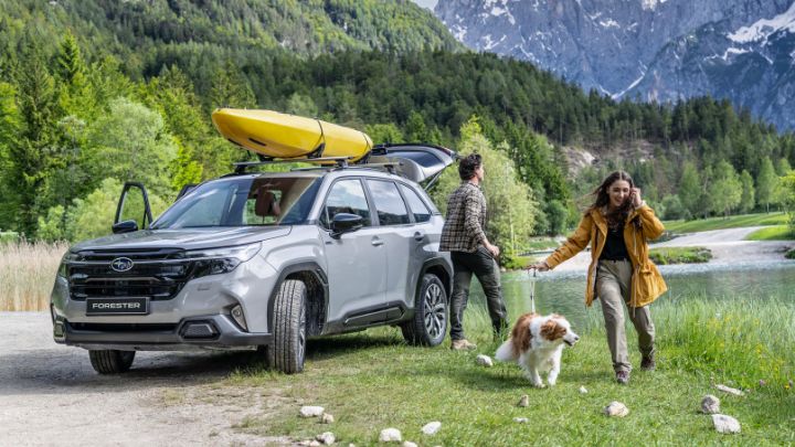 Subaru Forester in the countryside