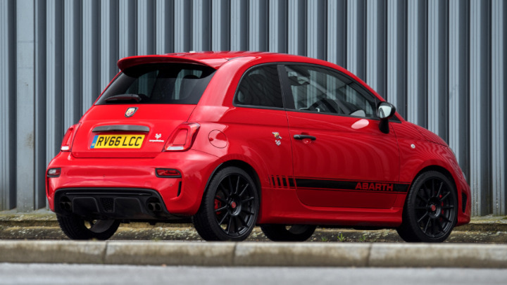 Red Abarth 595 Exterior Rear