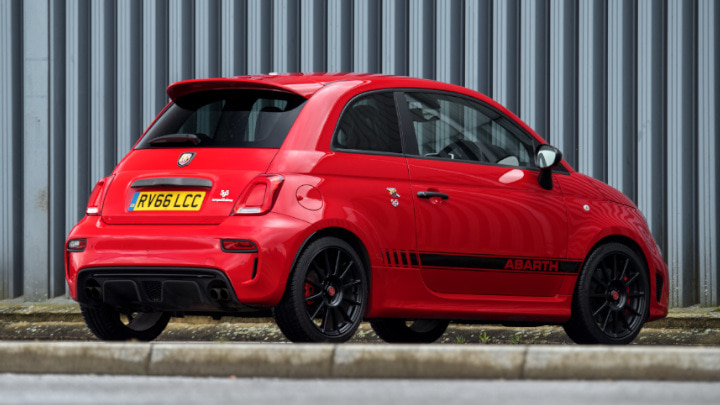 Red Abarth 595 Exterior Rear