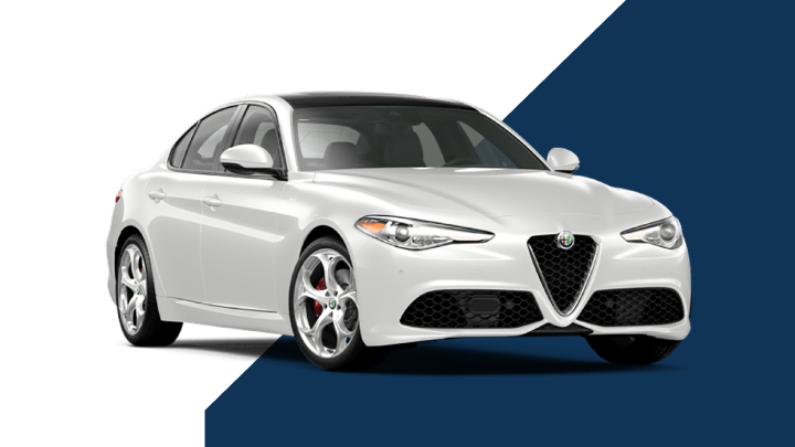 White Alfa Romeo Giulia