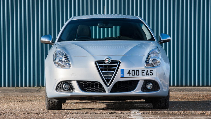 Silver Alfa Romeo Giulietta Exterior Front Static