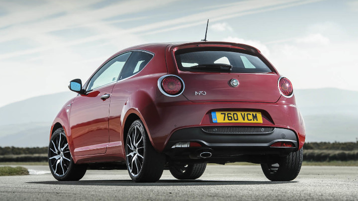 Red Alfa Romeo Mito Exterior Rear Static