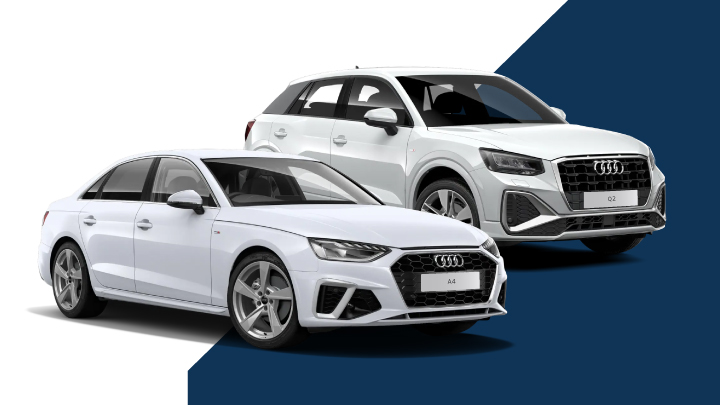 Audi A4 and Audi Q2