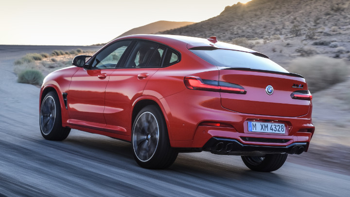 BMW X4 M Competition Rear