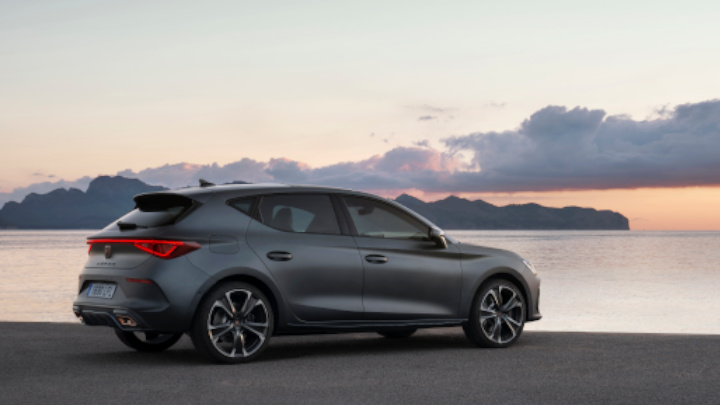 Grey CUPRA Leon Rear Exterior