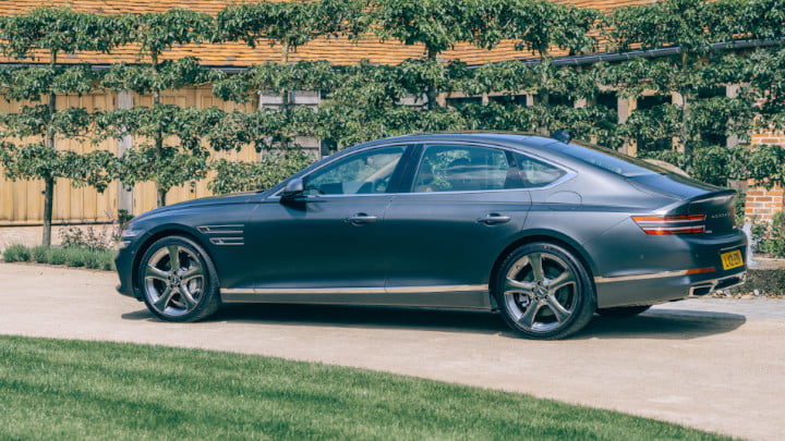 Genesis G80 Side Rear Angle