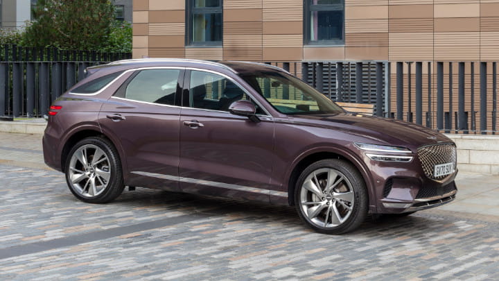 Genesis GV70 Front Side Angle Street