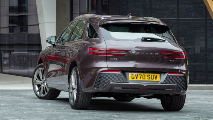 Genesis GV70 Rear Angle Street