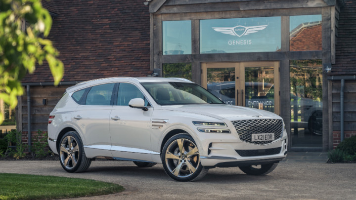 Genesis GV80 White Front Angle