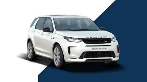 White Land Rover Discovery Sport
