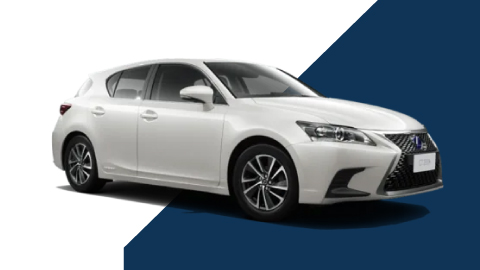 White Lexus CT