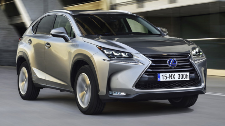 Silver Lexus NX Exterior Front Driving