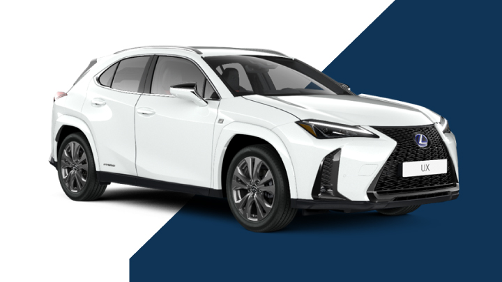 White Lexus UX