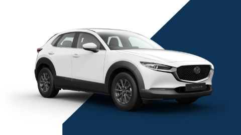 White Mazda CX-30