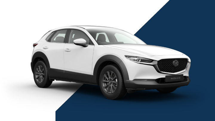 White Mazda CX-30