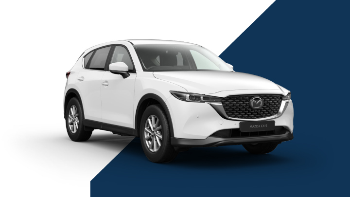White Mazda CX-5