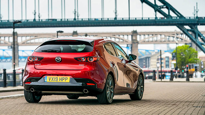 Mazda3 rear right quarter