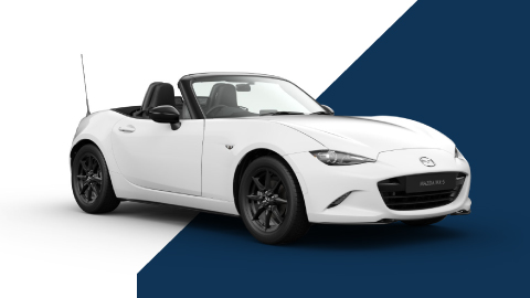 White Mazda MX-5