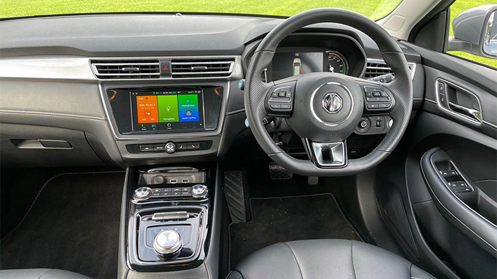 MG5 EV interior