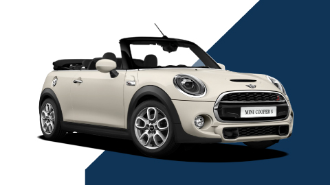 White MINI Convertible