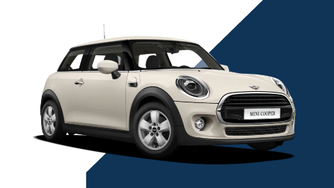 White MINI Hatchback