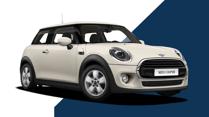 White MINI Hatchback