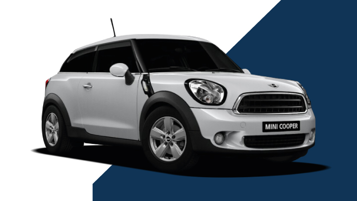White MINI Paceman