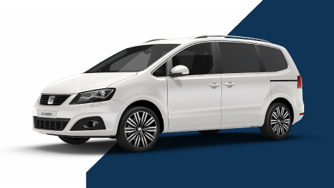 White SEAT Alhambra