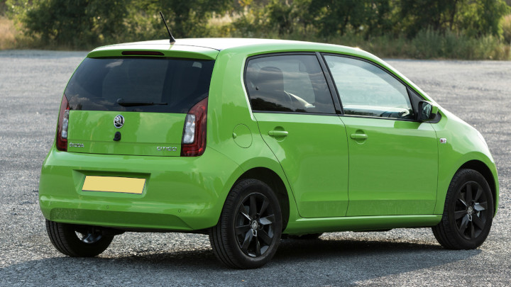 Green Skoda Citigo Exterior Rear