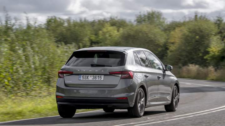 Grey Skoda Fabia Exterior Rear